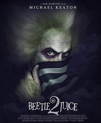 Beetlejuice, Beetlejuice, Beetle... blog post by Aspasia S. Bissas, aspasiasbissas.com. Beetlejuice 2, official trailer, Tim Burton, movie poster